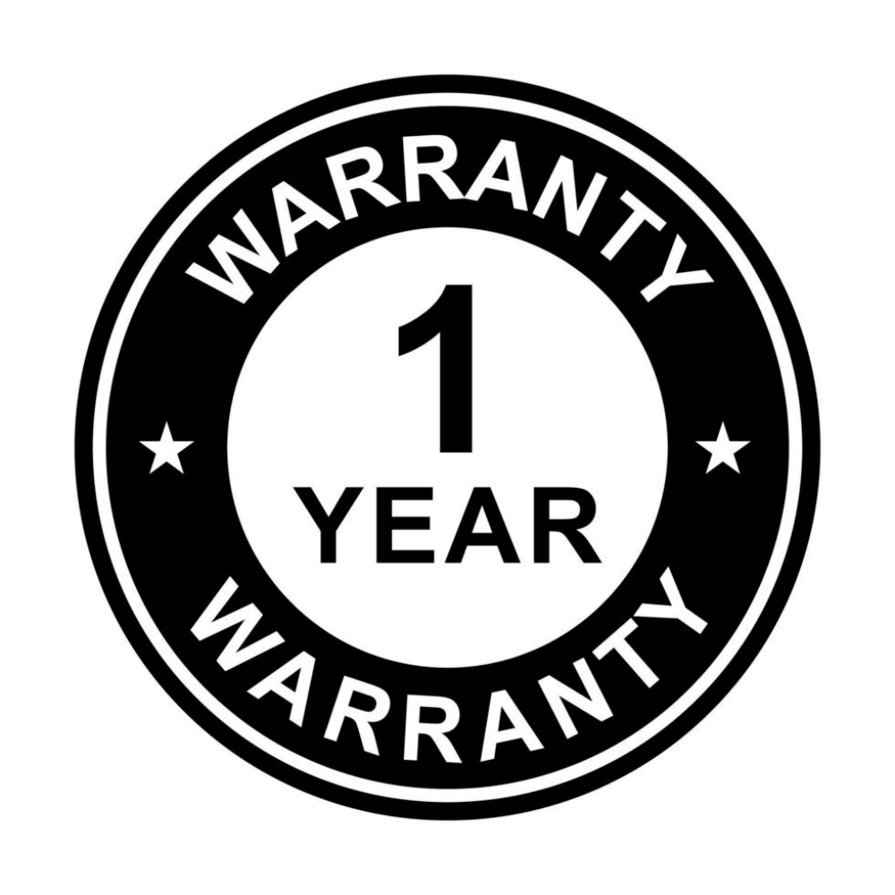 1 Year Warranty